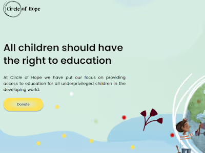 Circle Of Hope | Web3 NFT Website