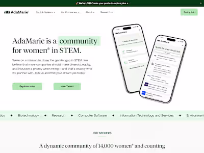 Custom Squarespace Website for a Job Board Company