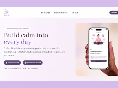 Landing pages shape perception before products do. I’m curre...