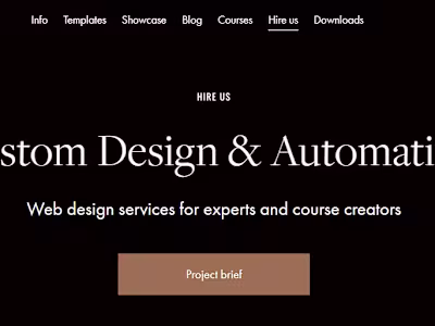 Showcase of Squarespace templates in use — Applet Studio