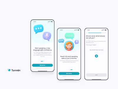 Tenmin: AI-powered language learning app