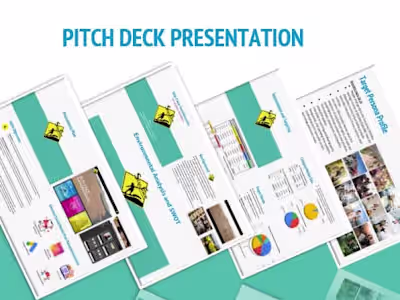 I will make an investor pitch deck PPT presentation