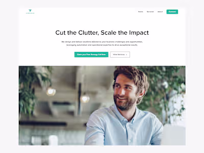 Vortech Solutions Website Redesign