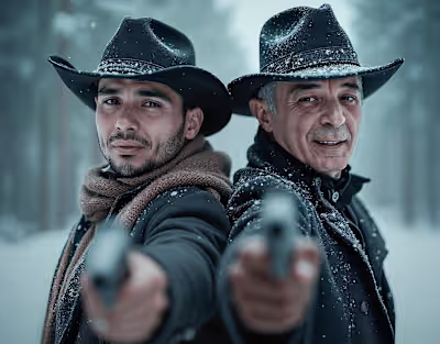 Winter Vengeance - AI Collaborative Art Project