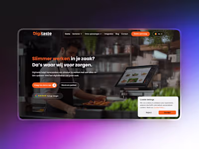 Framer Development & CMS Setup for Digitaste B2B Website