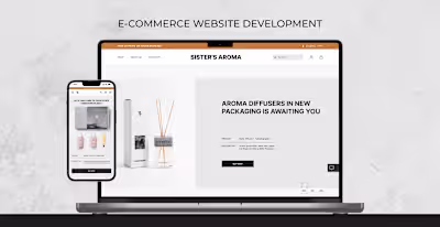 SISTER’S AROMA: Beauty-brand Website Development