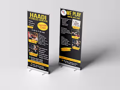 

Fitness Poster Design 