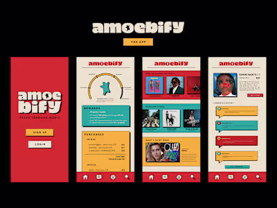 AMOEBIFY: Brand/App Identity