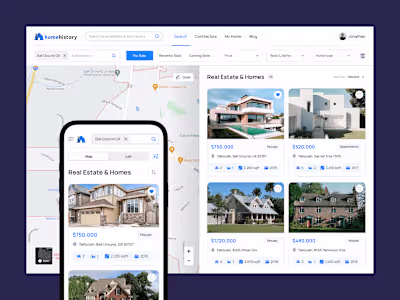 UI/UX Design for Centralized Property Management Homeowners