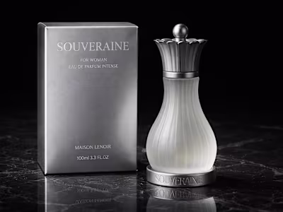 SOUVERAINE — Fragrance Bottle Design & Brand Identity