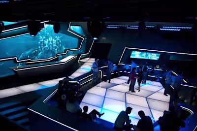 Tron stage for Comi-Con