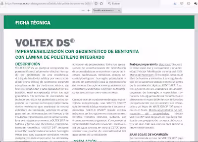 Spanish translation for a Waterproofing products company