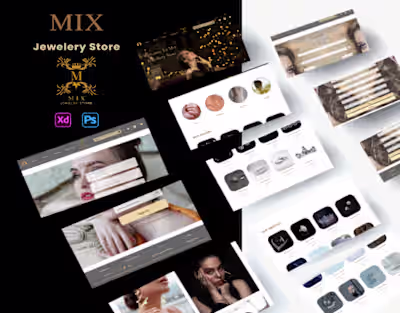 MIX Jewelry Store Website
