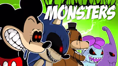 FNF MONSTER (2) - Friday Night Funkin’ But Everyone is Glitch (…