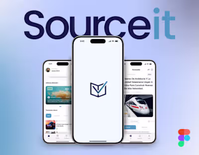 Source it - UX/UI Case Study News Verification App