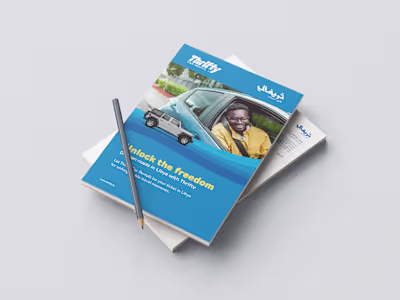 A5 Notepad Design for Thrifty Car Rental Service (Libya)