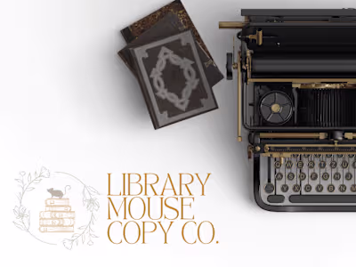 ✎ Library Mouse Copy Co. | Portfolio