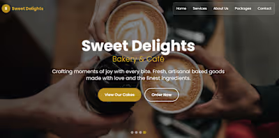 I designed and developed a responsive, SEO-optimized bakery ...