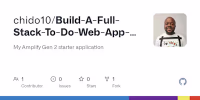Full-Stack To-Do App Development with React and AWS Amplify