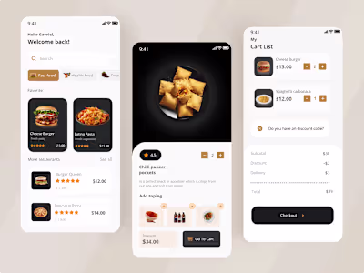 Food Delivery Mobile app