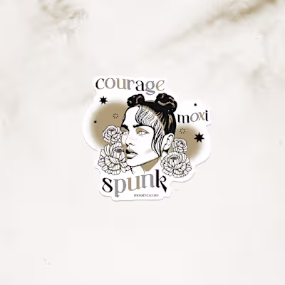 Gilded Sticker Design