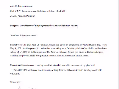 Business Correspondence