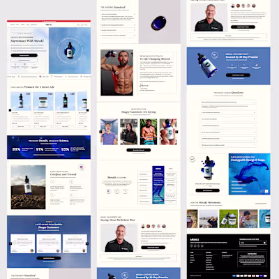 Meraki Medicinal Shopify Homepage Design