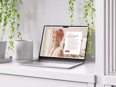 Kajabi Landing Page Design for Leadership Coach