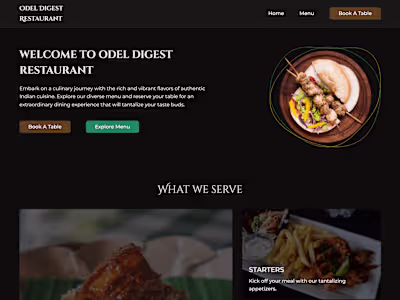 Restaurant Showcaser