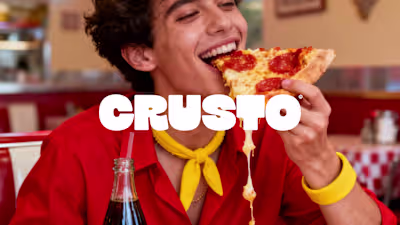 Crafted a bold and uplifting brand identity for CRUSTO, a fa...