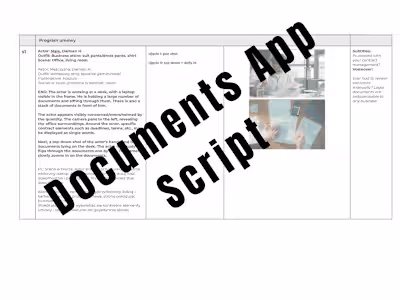 Documents App - Social Media Video Script