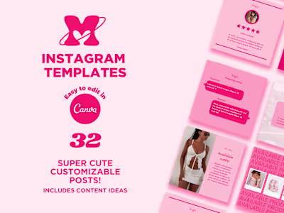 Behold the Pink Essence Instagram Template 🛍️💕