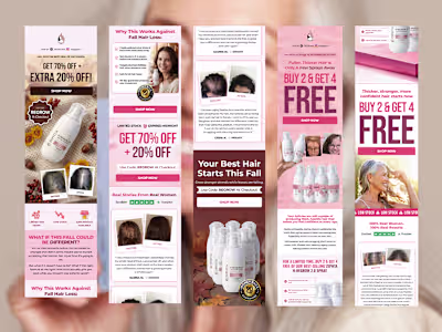 Fall Hair Revival – Seasonal Hair Care Promo Design