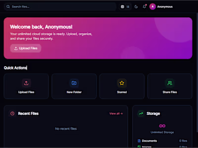 Hcloud: Unlimited Free Cloud Storage