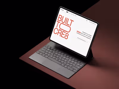 Recre8 - Marketing Website Design