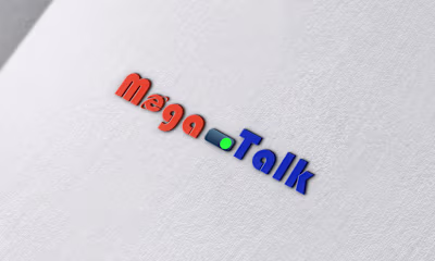  The MEGATALK logo DESIGN