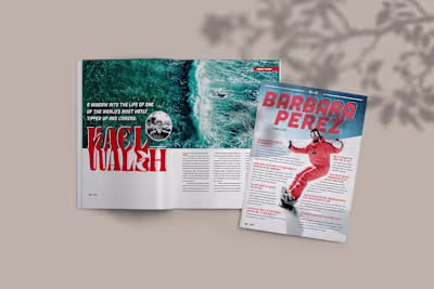 Magazine Design and Branding Concept  