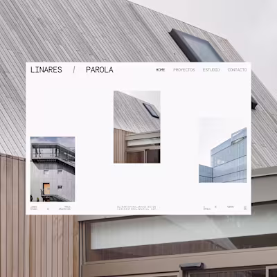 Linares/Parola, diseño web. :: Behance