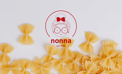 Brand Identity design for Italian Pasta brand, Nonna