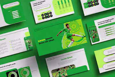 Professional presentation for analytics report