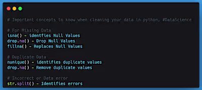 Data Cleaning with Python