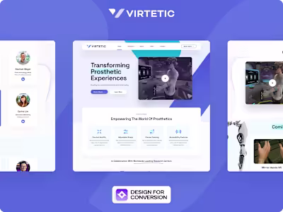 Virtetic Website Redesign