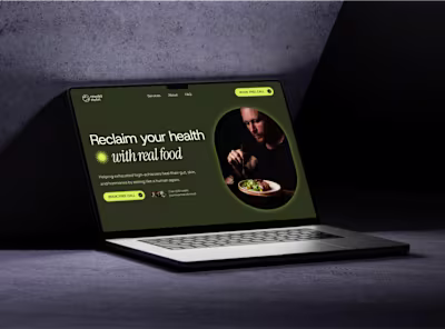 Nutrition Coach Website