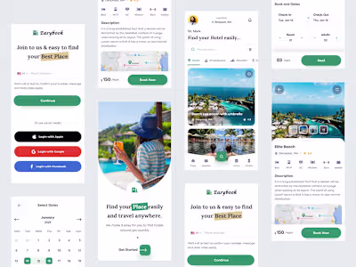 Booking Mobile App Design