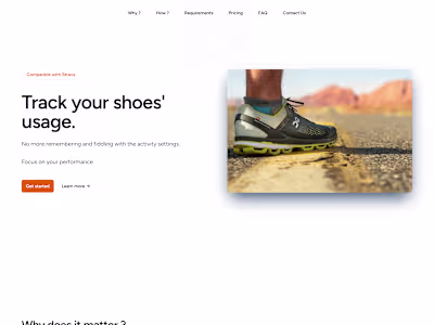 Whatshoes.run - Track your shoes' usage