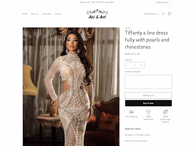 E-Commerce store for Ari & Art