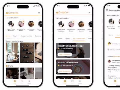 B2C Mobile app for remote workers
