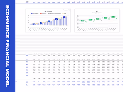 Custom-Made Ecommerce Financial Model