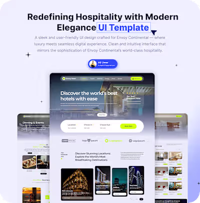 Hotel Website UI Desigin
