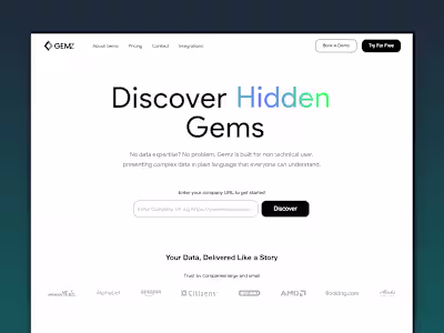 Gemz.ai Website